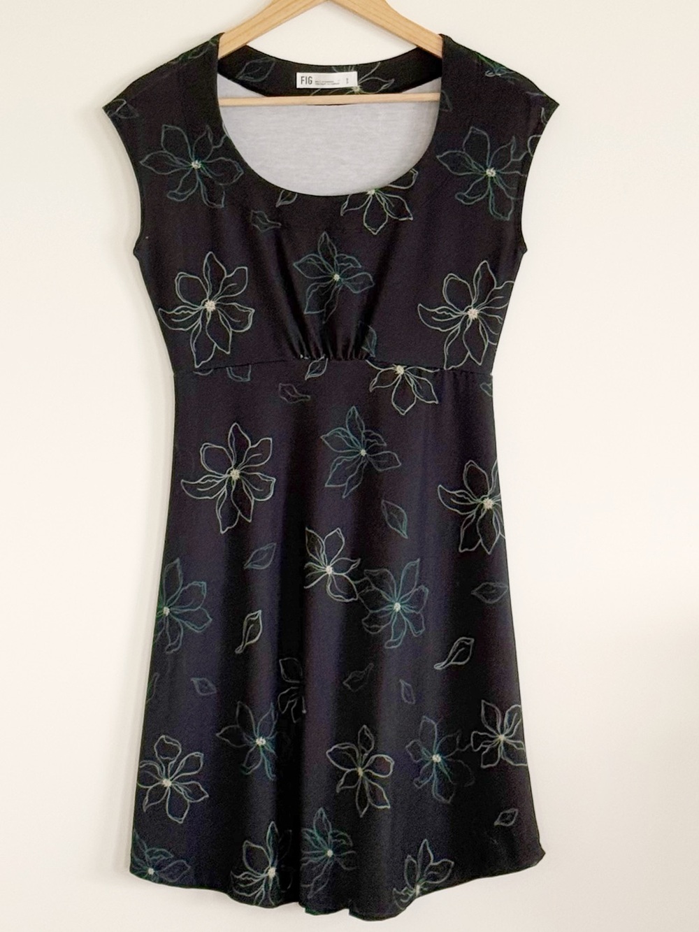 Eco-Friendly Fig Forest Green Casual Mini Sleeveless Summer Dress